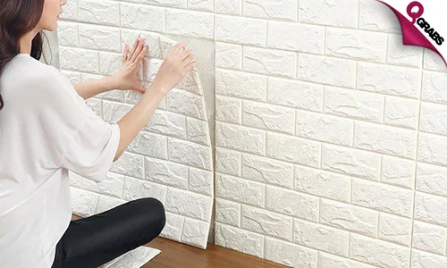 3D Brick Wall Stickers!